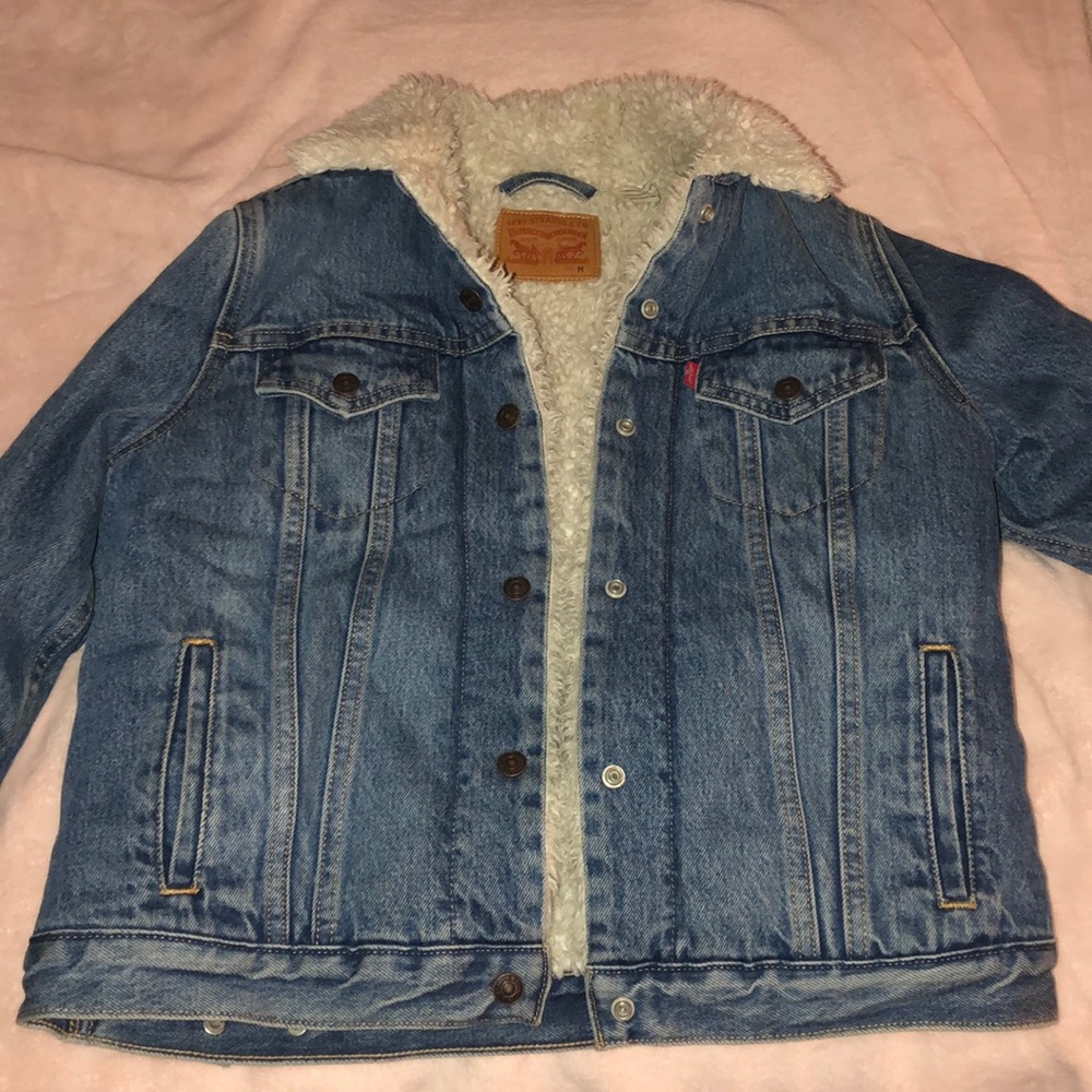 Levi Sherpa Jean Jacket